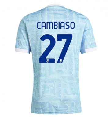 Juventus Andrea Cambiaso #27 Udebanetrøje 2025-26 Kortærmet